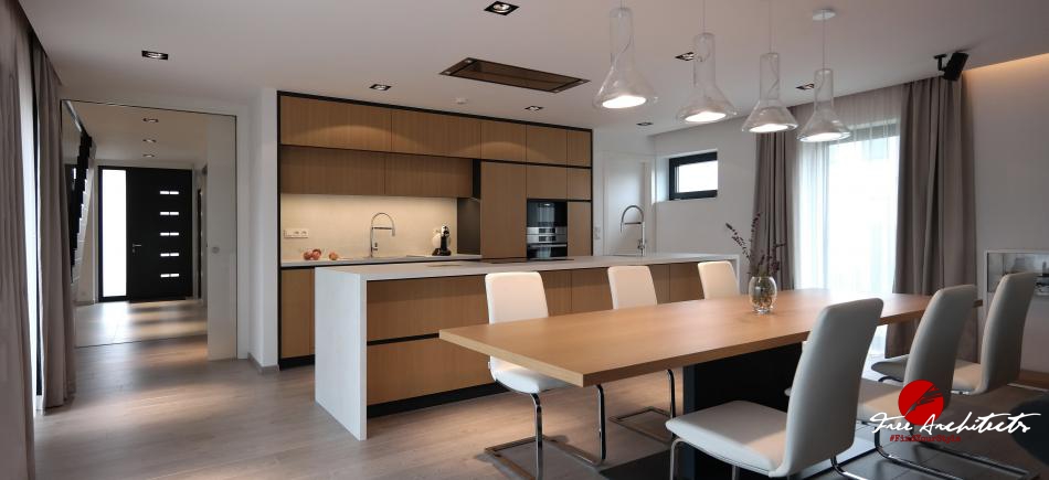 Realizace moderního bytu - kuchyně Praha